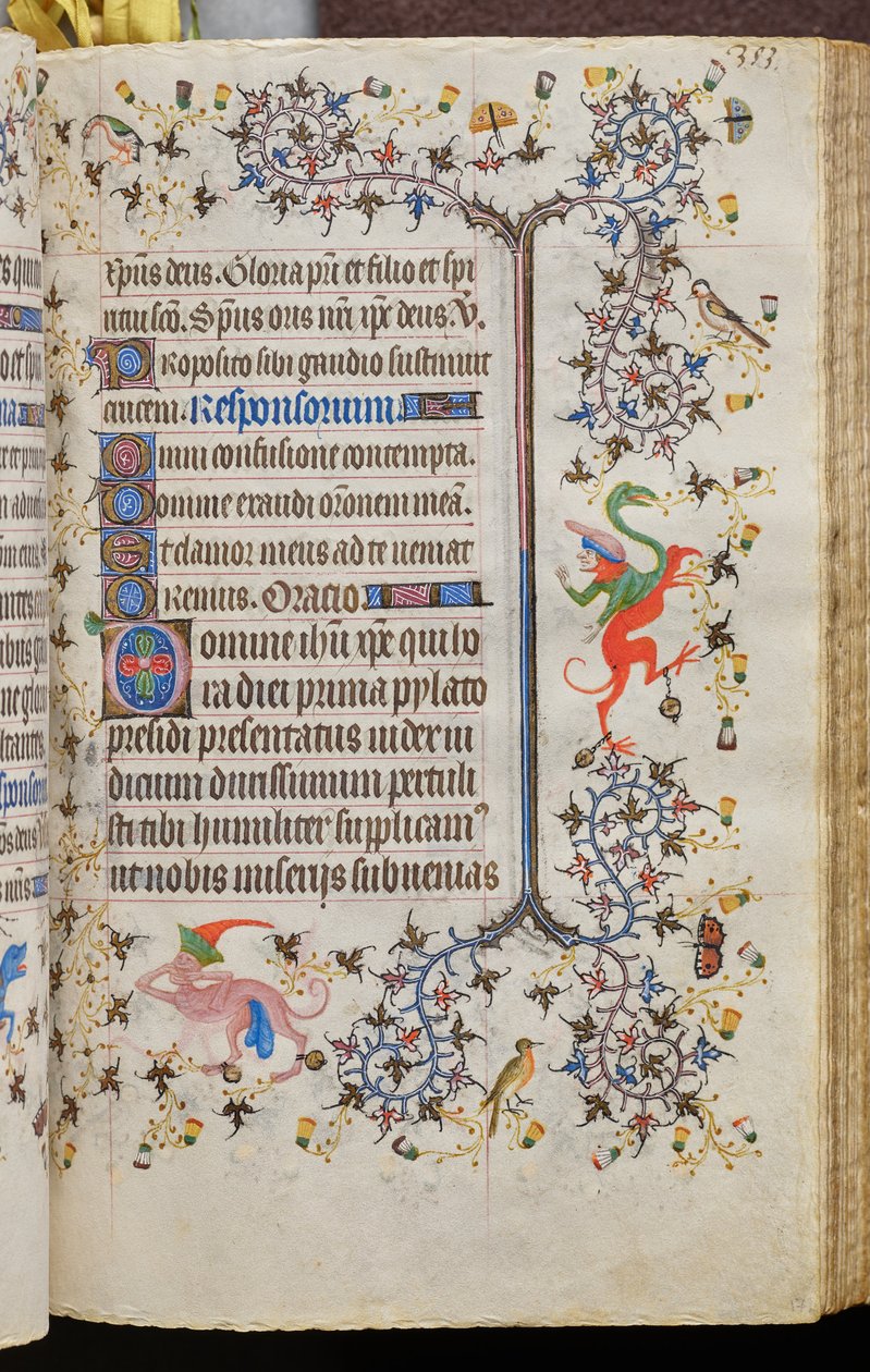 Nemes Károly, navarrai király (1361-1425) órái: fol. 172r, Szöveg alkotó: Master of the Brussels Initials and Associates