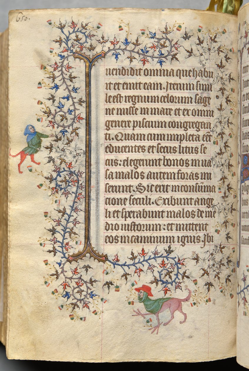 Nemes Károly, navarrai király (1361-1425) órái, fol. 319v, szöveg alkotó: Master of the Brussels Initials and Associates