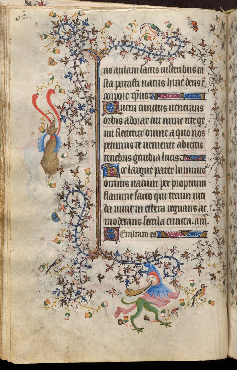 Nemes Károly, navarrai király (1361-1425) órái: fol. 31v, Szöveg alkotó: Master of the Brussels Initials and Associates
