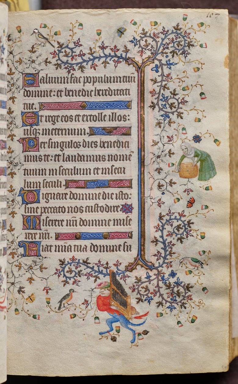 Nemes Károly, navarrai király (1361-1425) órái: fol. 54r, Szöveg alkotó: Master of the Brussels Initials and Associates