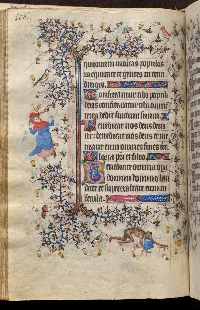 Nemes Károly, navarrai király (1361-1425) órái: fol. 58v, Szöveg alkotó: Master of the Brussels Initials and Associates