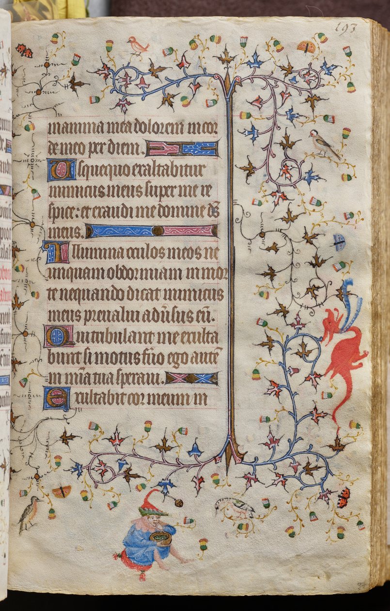 Nemes Károly, navarrai király (1361-1425) órái: fol. 97r, Szöveg alkotó: Master of the Brussels Initials and Associates