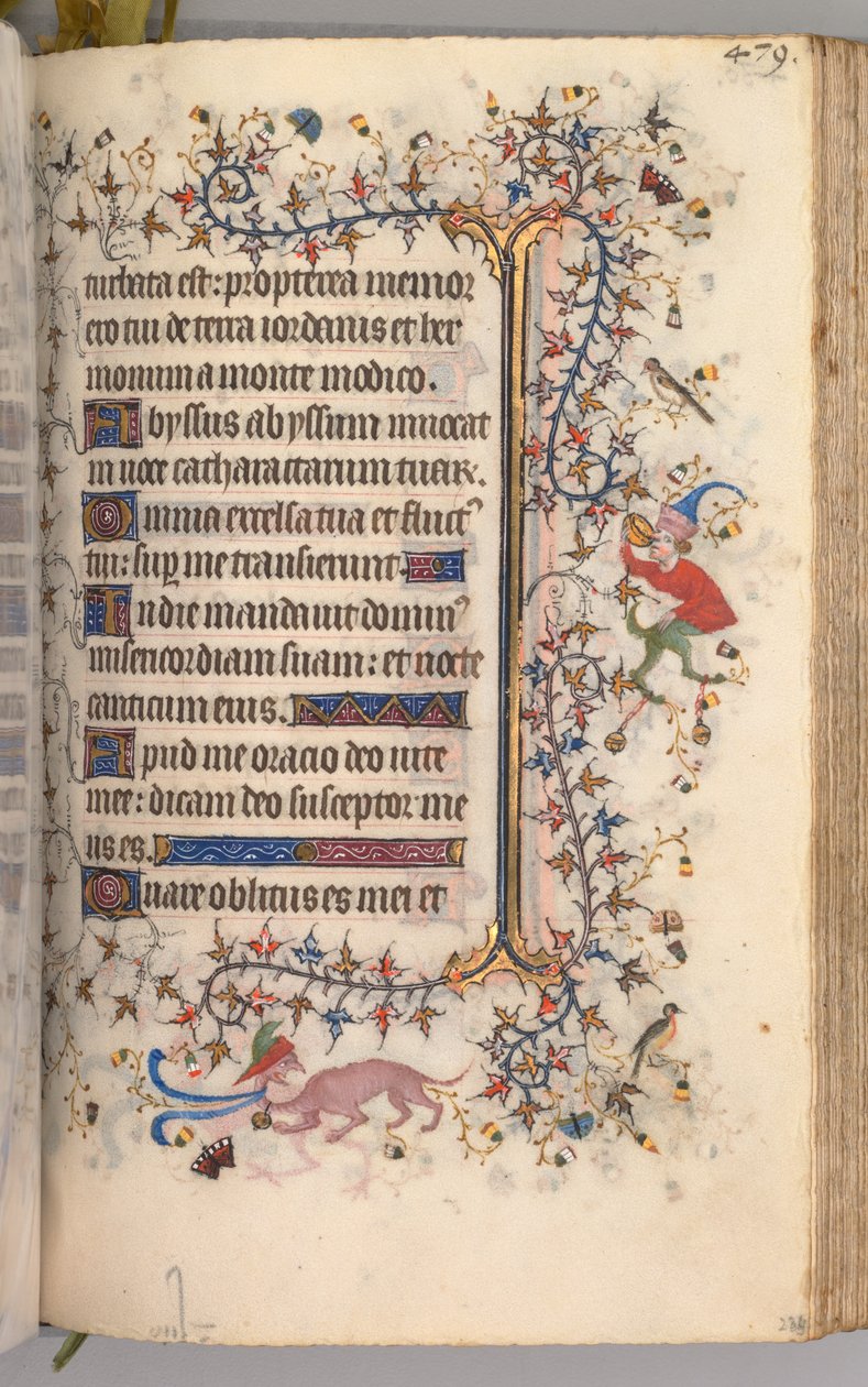 Nemes Károly navarrai király órái 1361-1425: fol. 234r, Szöveg, c. 1405. alkotó: Master of the Brussels Initials and Associates