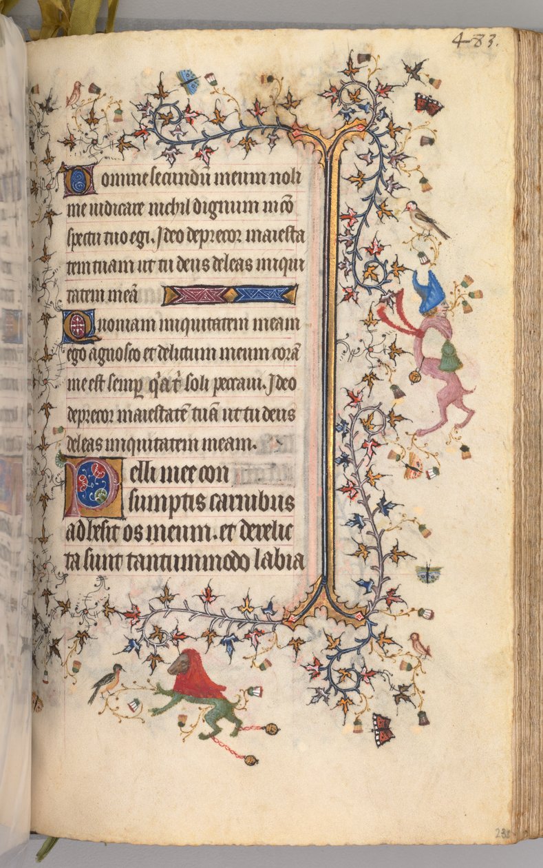 Nemes Károly navarrai király órái 1361-1425: fol. 236r, Szöveg, c. 1405. alkotó: Master of the Brussels Initials and Associates