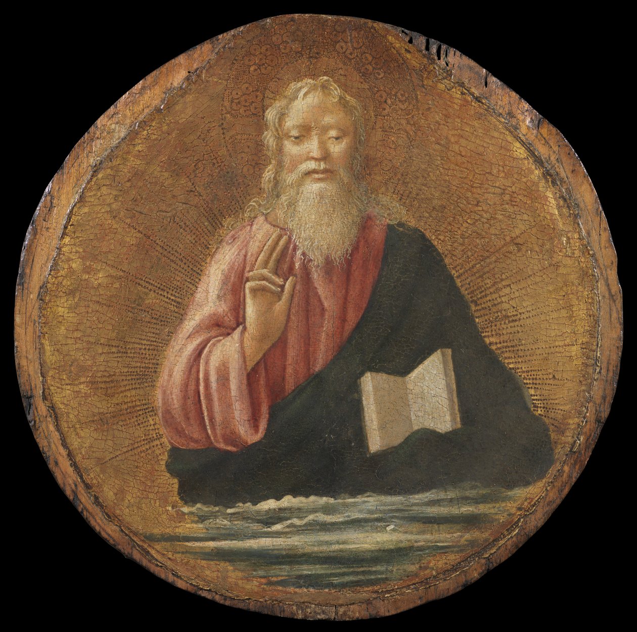 Isten, az Atya, 1440-50 körül alkotó: Master of the Castello Nativity
