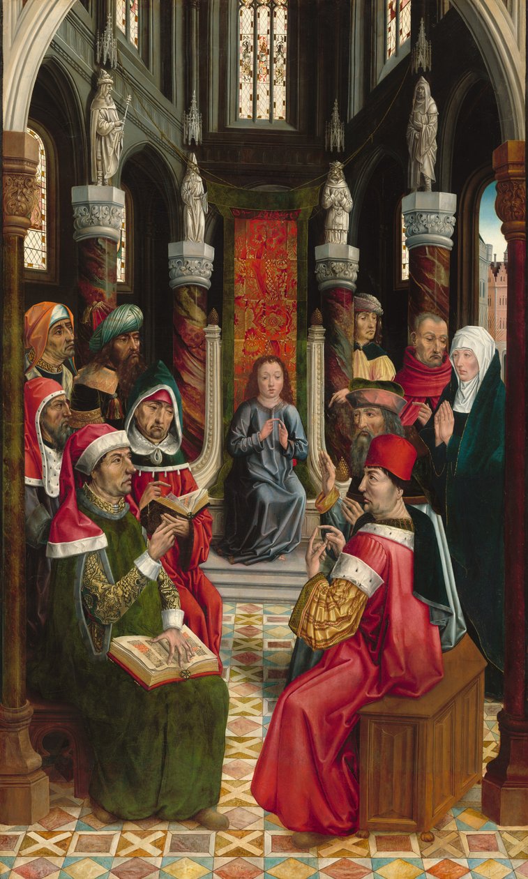 Krisztus az orvosok között alkotó: Master of the Catholic Kings