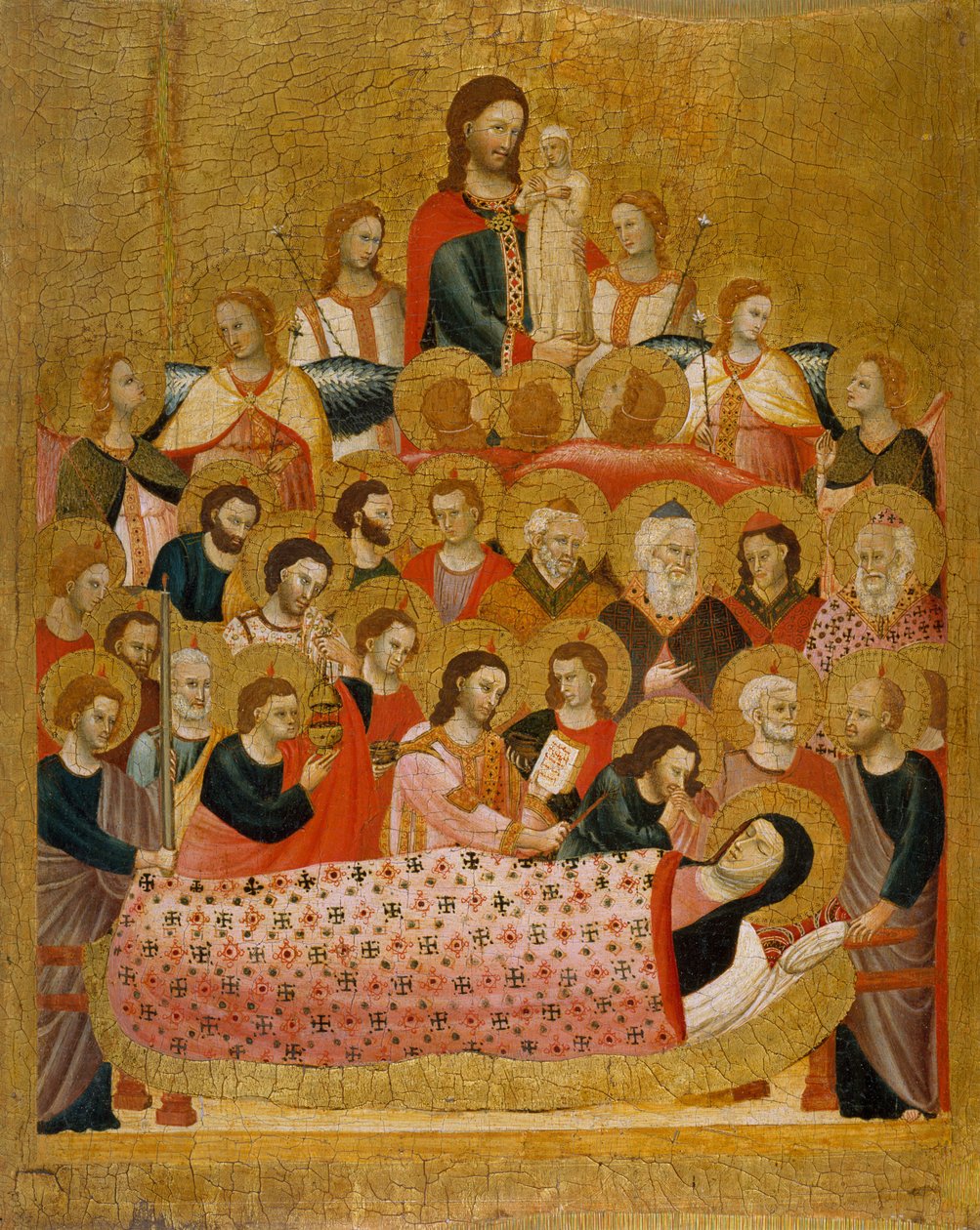 A Szűzanya elhunyta alkotó: Master of the Cini Madonna