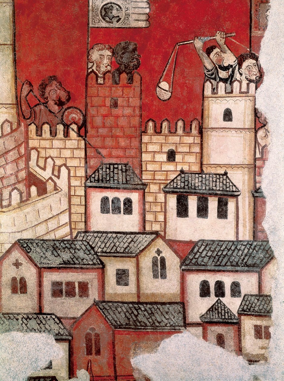 Mallorca meghódítása, freskó részlete alkotó: Master of the Conquest of Mallorca