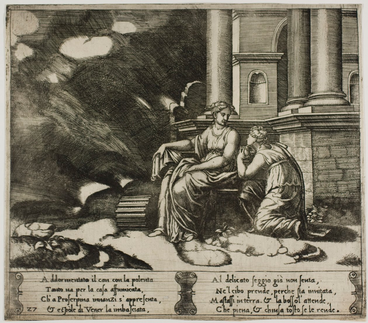 A Proserpina a Psychének adja a szépség dobozát alkotó: Master of the Die