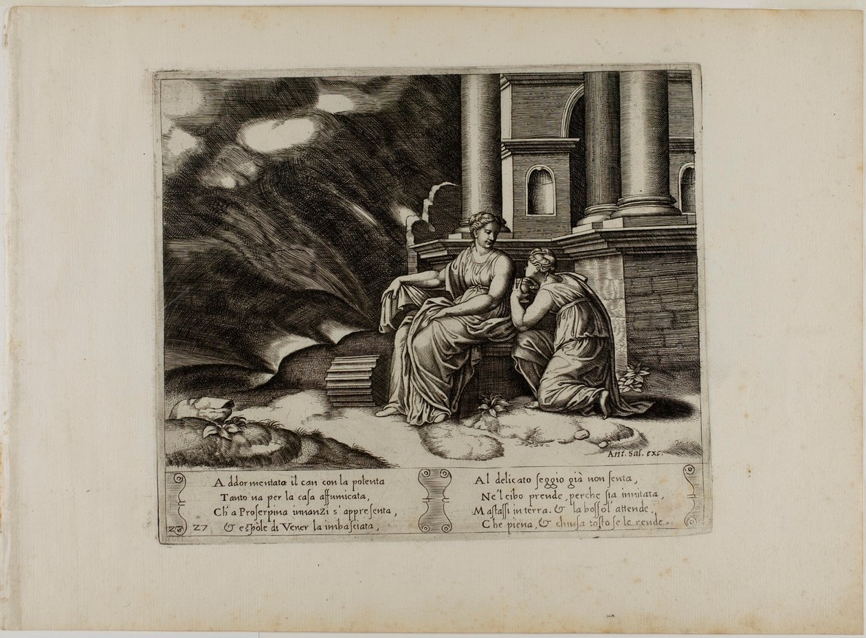 A Proserpina a Psychének adja a szépség dobozát alkotó: Master of the Die