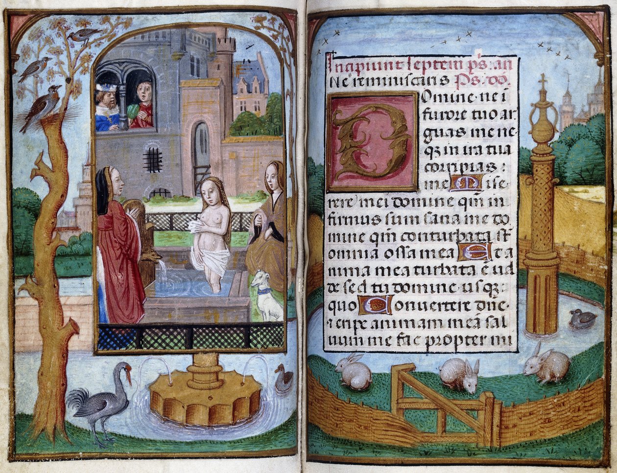 Batsaba, 1490 körül alkotó: Master of the Dresden Prayer Book
