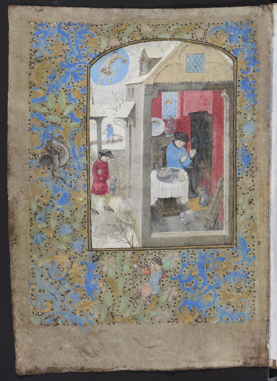Drezdai imakönyv, január hónap alkotó: Master of the Dresden Prayer Book