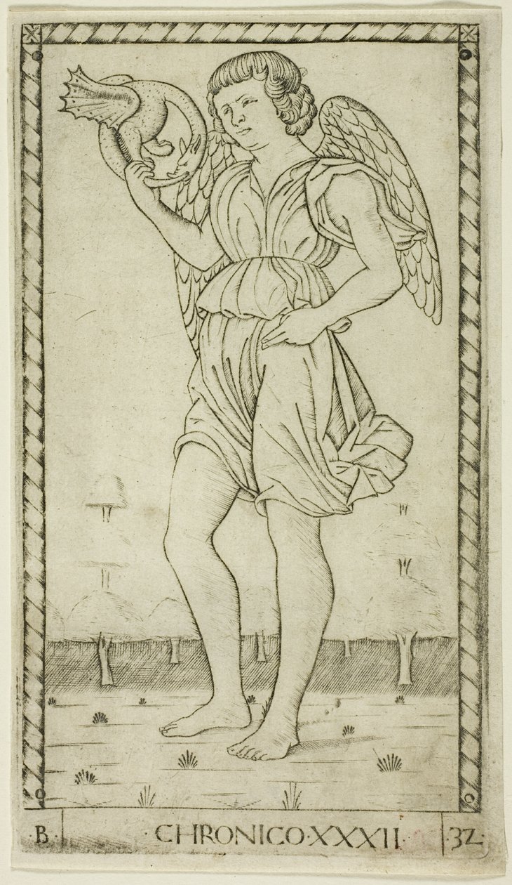 Genius of Time, 32. lemez a Genii and Virtues-tól alkotó: Master of the E Series Tarocchi