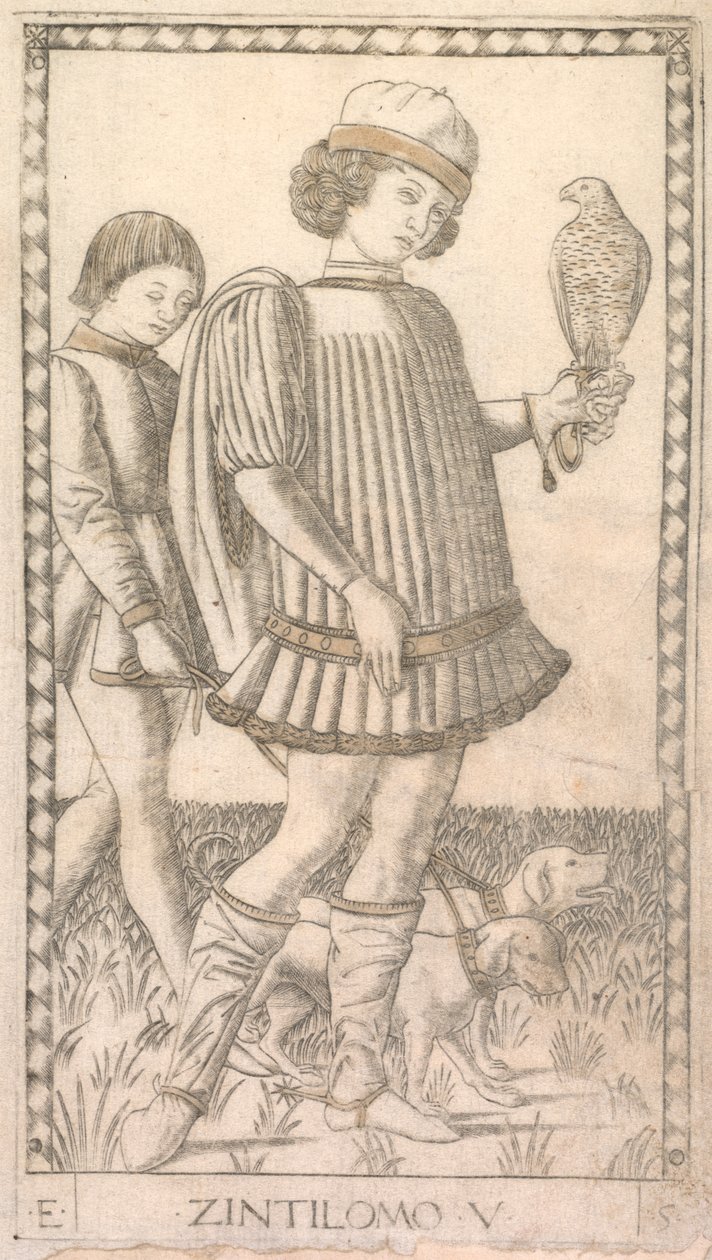 Gentleman (a Tarocchi sorozatból: E: Conditions of Man, #5) alkotó: Master of the E Series Tarocchi