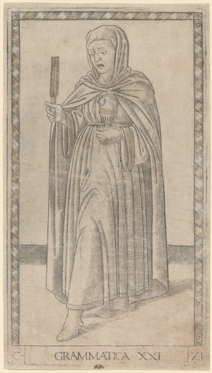 Nyelvtan (Nyelvtan) alkotó: Master of the E Series Tarocchi