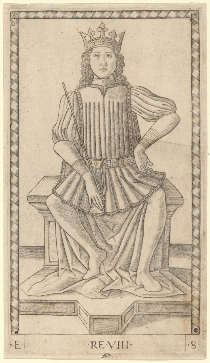 Re (király) alkotó: Master of the E Series Tarocchi