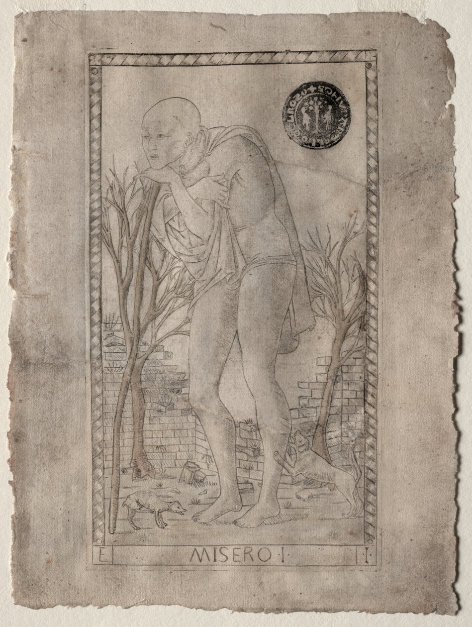 Tarot alkotó: Master of the E Series Tarocchi