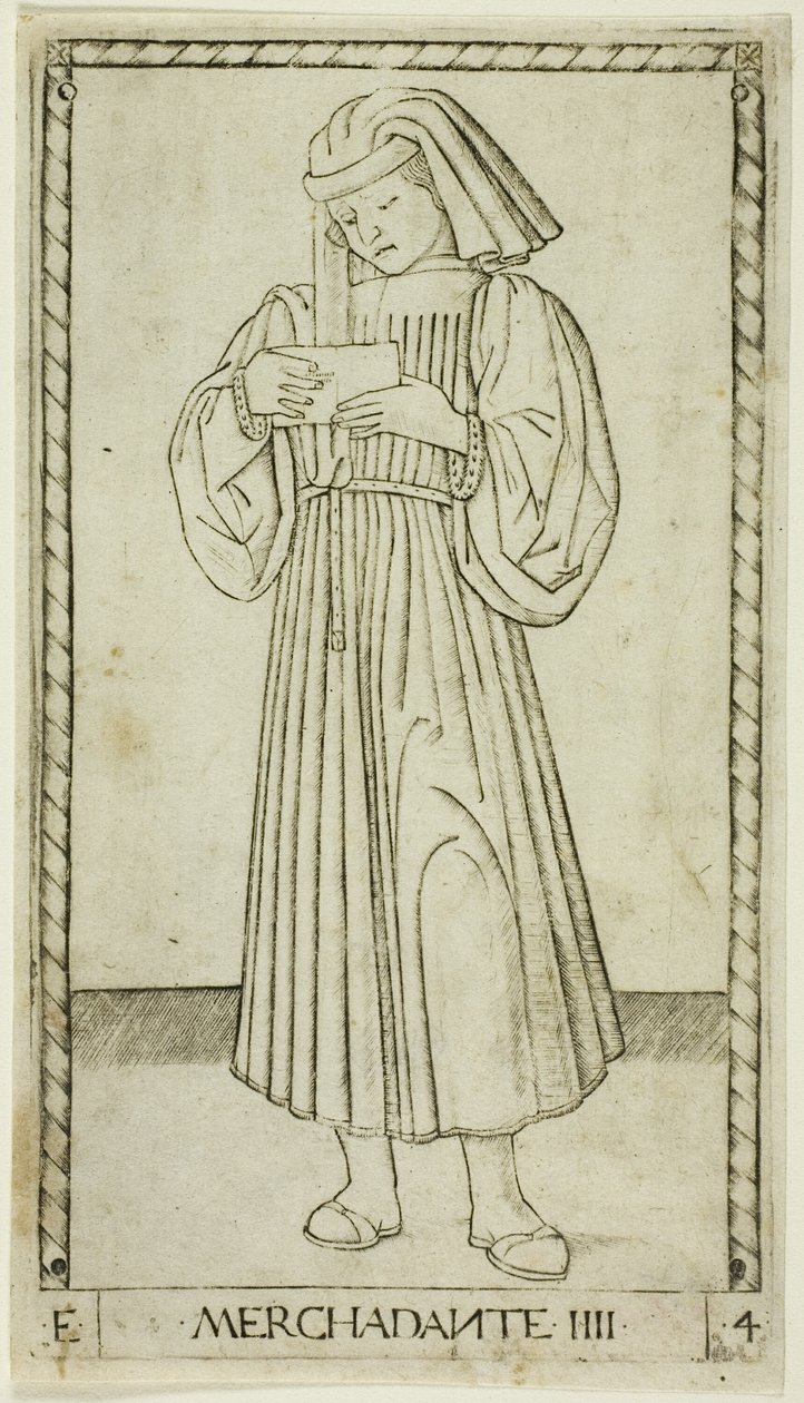 A kereskedő, negyedik lemez a The Ranks and Conditions of Men-ből alkotó: Master of the E Series Tarocchi