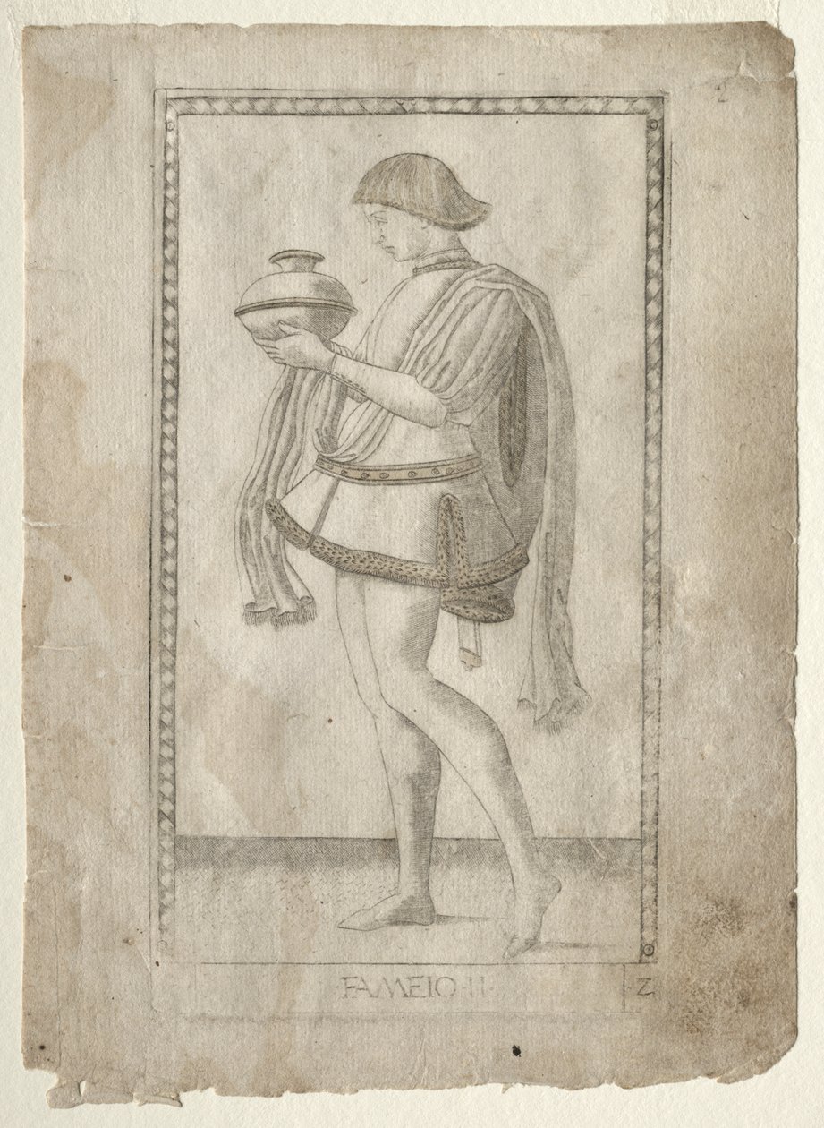 A szolga (a Tarocchiból, E sorozat: Conditions of Man, #2) alkotó: Master of the E Series Tarocchi