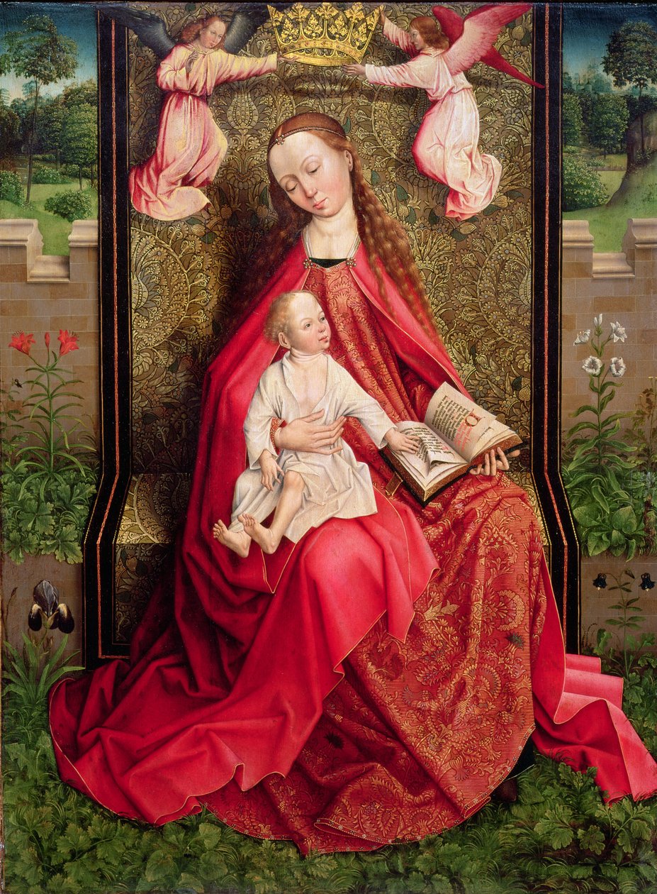 Szűz és Gyermek alkotó: Master of the Embroidered Foliage