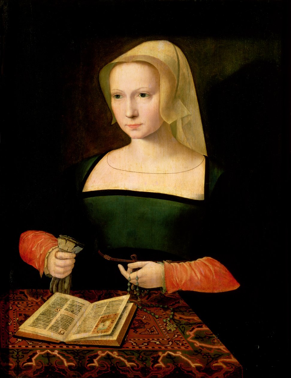 Fiatal nő portréja (panel) alkotó: Master of the Female Half Lengths