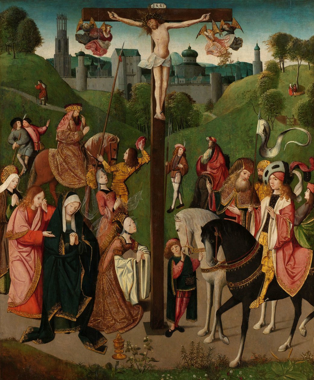 A keresztre feszítés Krisztus a kereszten alkotó: Master of the Figdor Deposition (circle of)