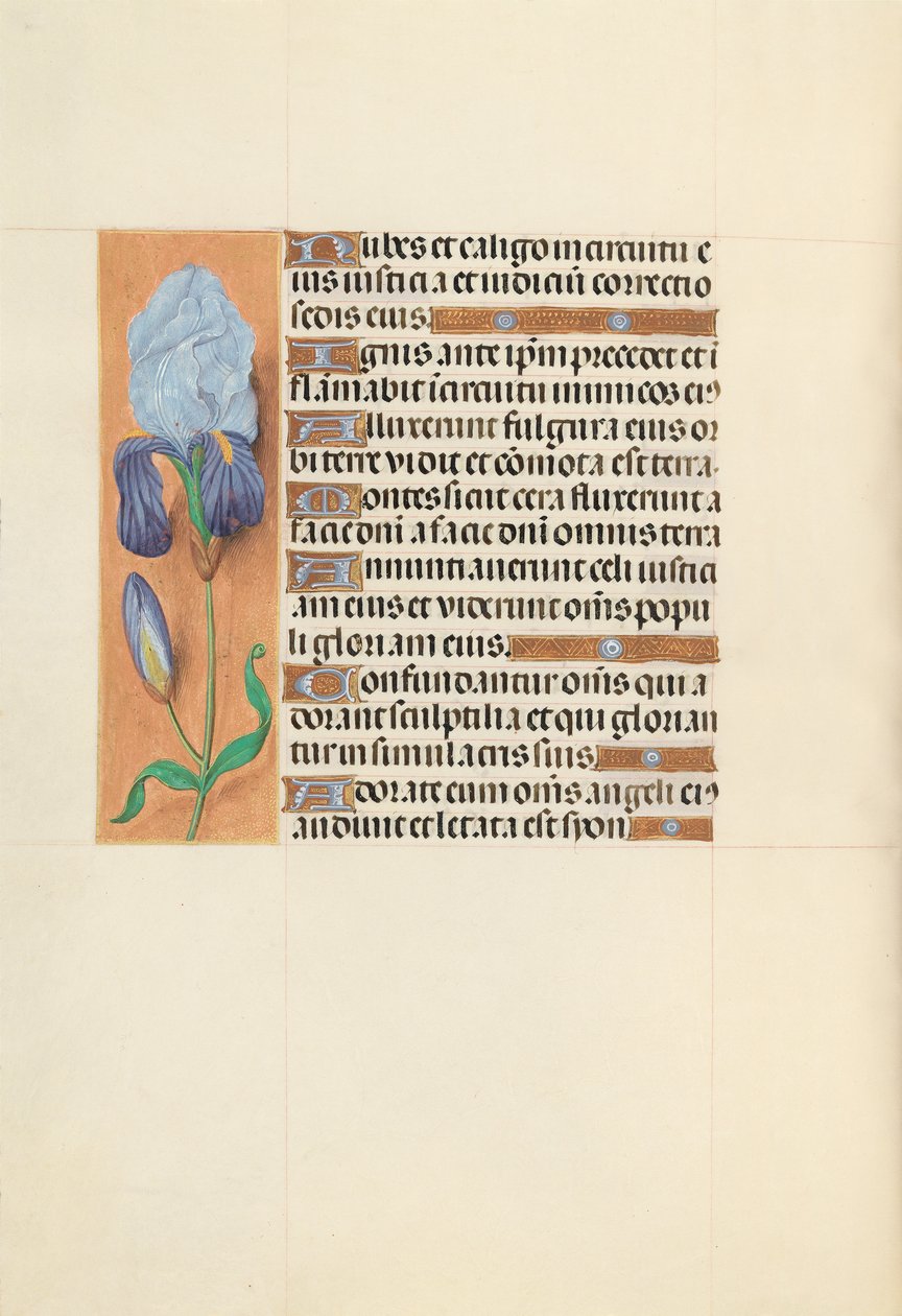 Izabella katolikus királyné, spanyol királynő órái: Fol. 108V, c. 1500. alkotó: Master of the First Prayerbook of Maximillian