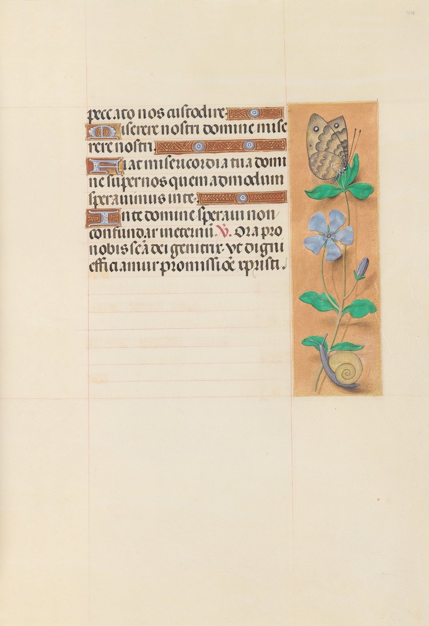 Izabella katolikus királyné, spanyol királynő órái: Fol. 114r, c. 1500. alkotó: Master of the First Prayerbook of Maximillian