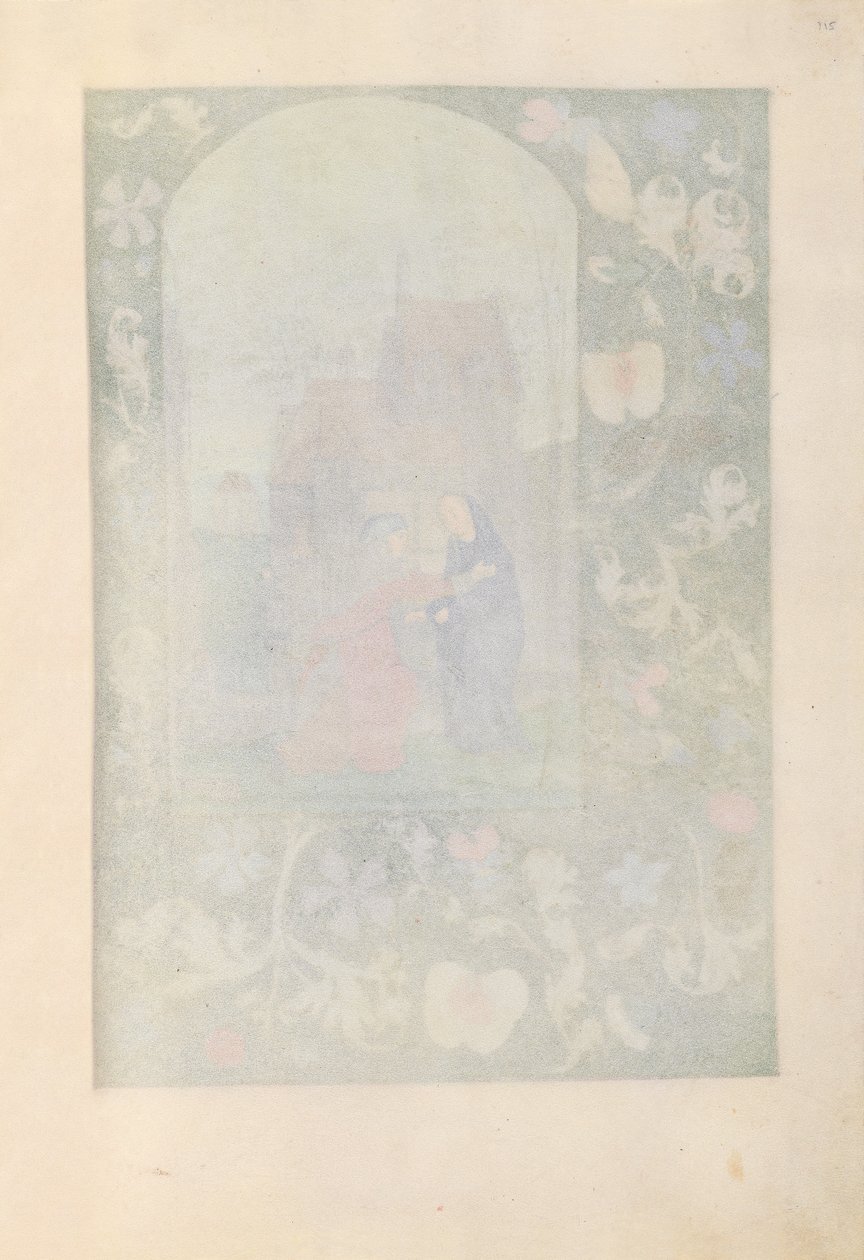 Izabella katolikus királynő, Spanyolország királynőjének órái:  Fol. 115r alkotó: Master of the First Prayerbook of Maximillian