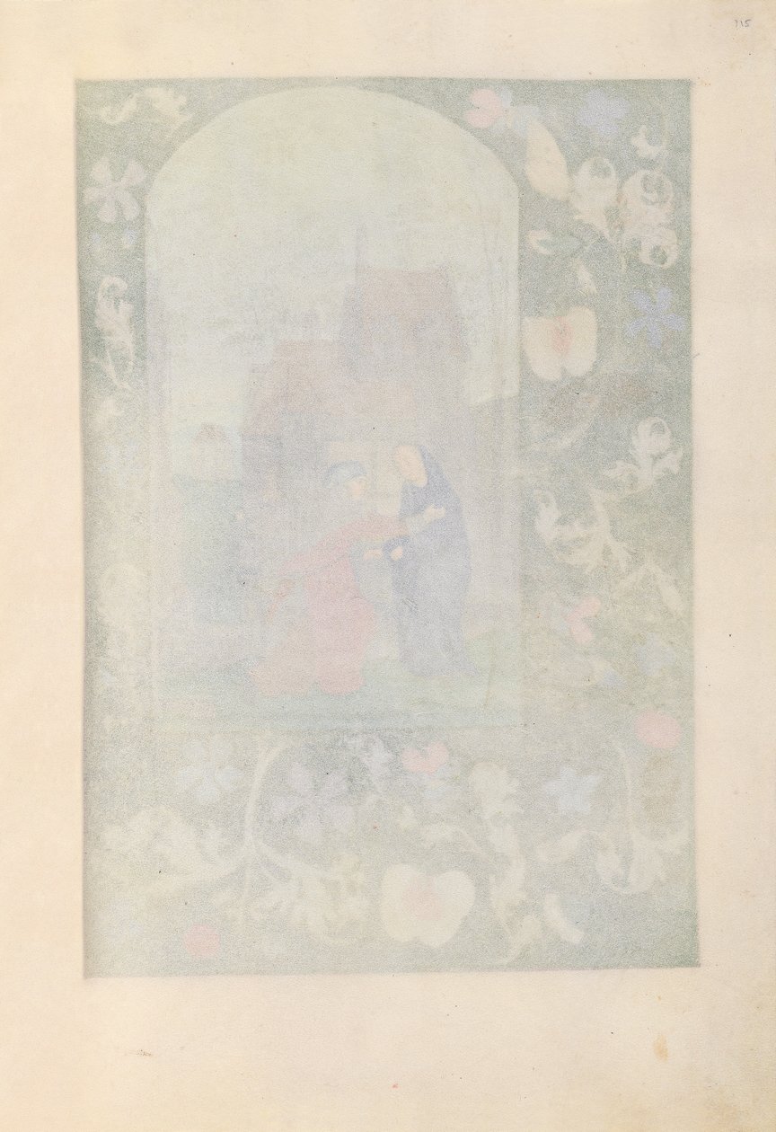 Izabella katolikus királyné, spanyol királynő órái: Fol. 115r, c. 1500. alkotó: Master of the First Prayerbook of Maximillian
