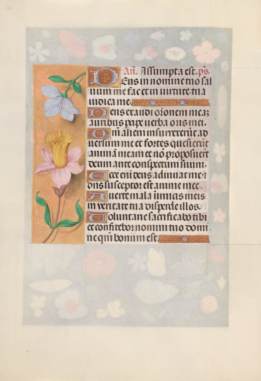 Izabella katolikus királyné, spanyol királynő órái: Fol. 127V, c. 1500. alkotó: Master of the First Prayerbook of Maximillian