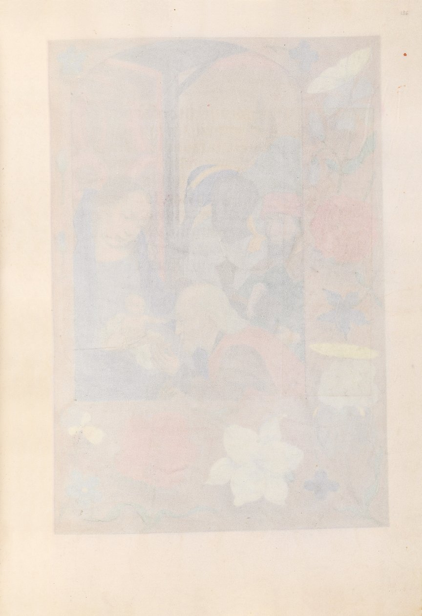 Izabella katolikus királyné, spanyol királynő órái: Fol. 136r, c. 1500. alkotó: Master of the First Prayerbook of Maximillian