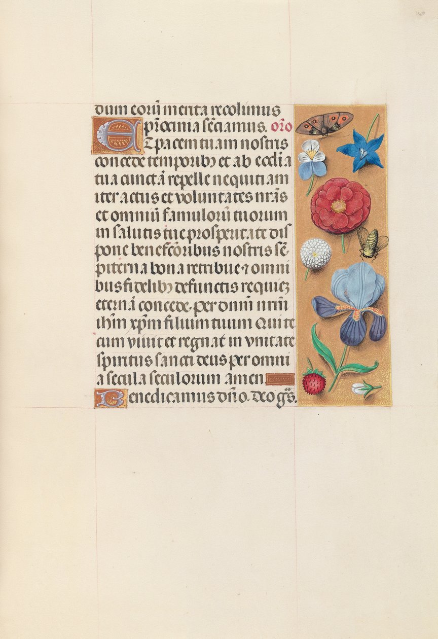 Izabella katolikus királyné, spanyol királynő órái: Fol. 140r, c. 1500. alkotó: Master of the First Prayerbook of Maximillian