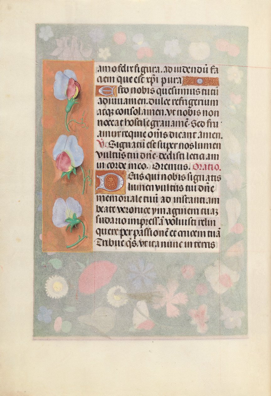 Izabella katolikus királyné, spanyol királynő órái: Fol. 15V, c. 1500. alkotó: Master of the First Prayerbook of Maximillian