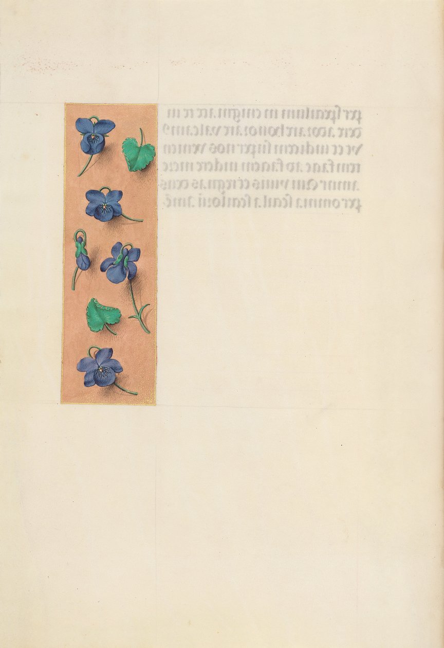 Izabella katolikus királyné, spanyol királynő órái: Fol. 16v, Short Border, c. 1500. alkotó: Master of the First Prayerbook of Maximillian