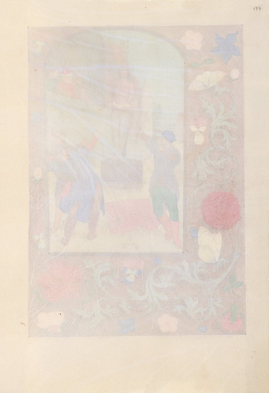 Izabella katolikus királynő, Spanyolország királynőjének órái:  Fol. 177r alkotó: Master of the First Prayerbook of Maximillian