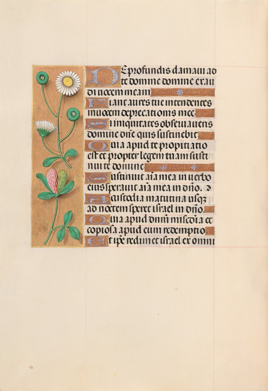 Izabella katolikus királyné, spanyol királynő órái: Fol. 208V, c. 1500. alkotó: Master of the First Prayerbook of Maximillian