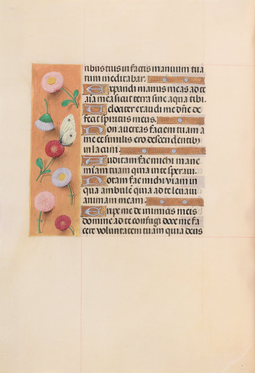 Izabella katolikus királyné, spanyol királynő órái: Fol. 209v, c. 1500. alkotó: Master of the First Prayerbook of Maximillian