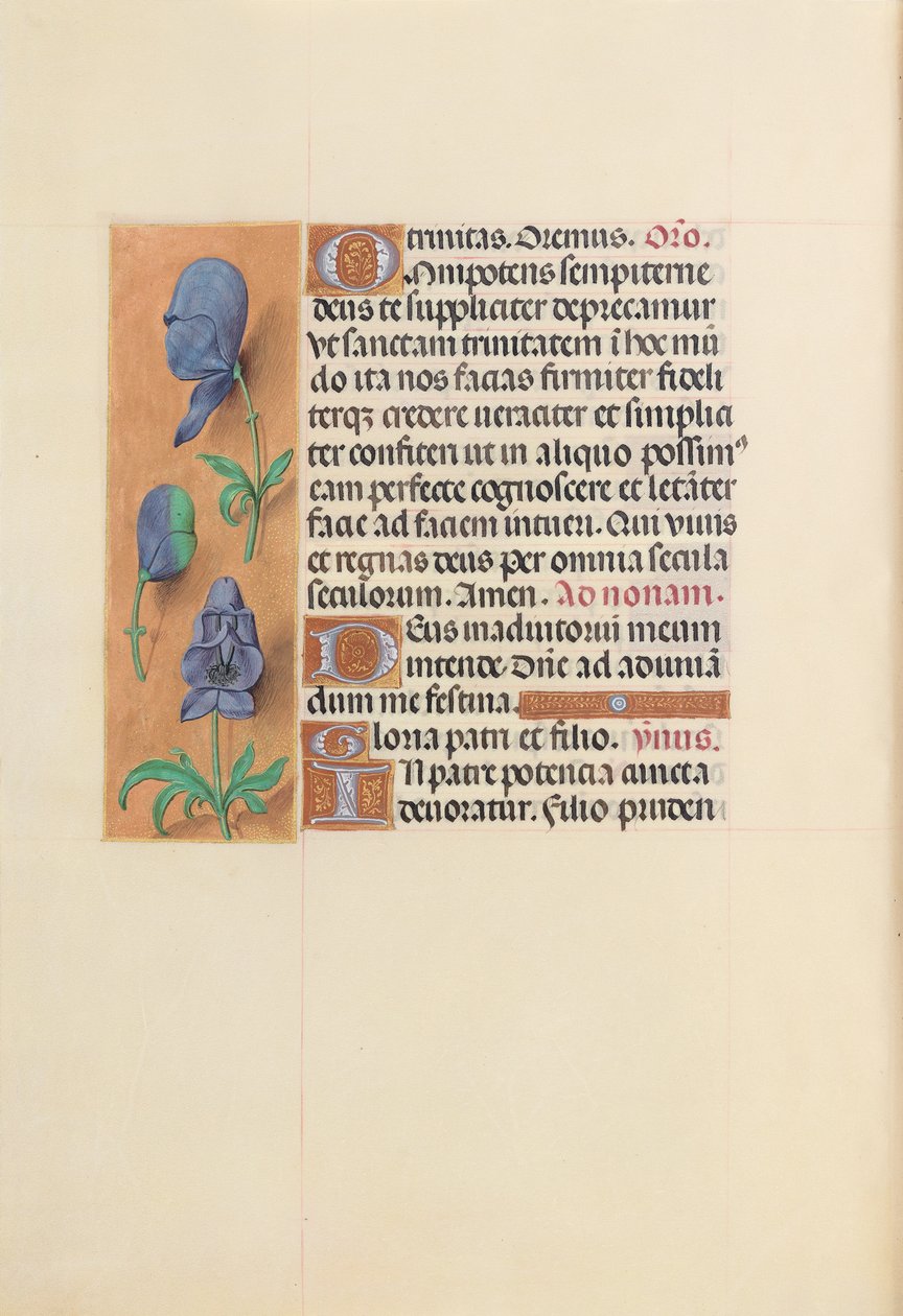 Izabella katolikus királynő, Spanyolország királynőjének órái:  Fol. 20v alkotó: Master of the First Prayerbook of Maximillian