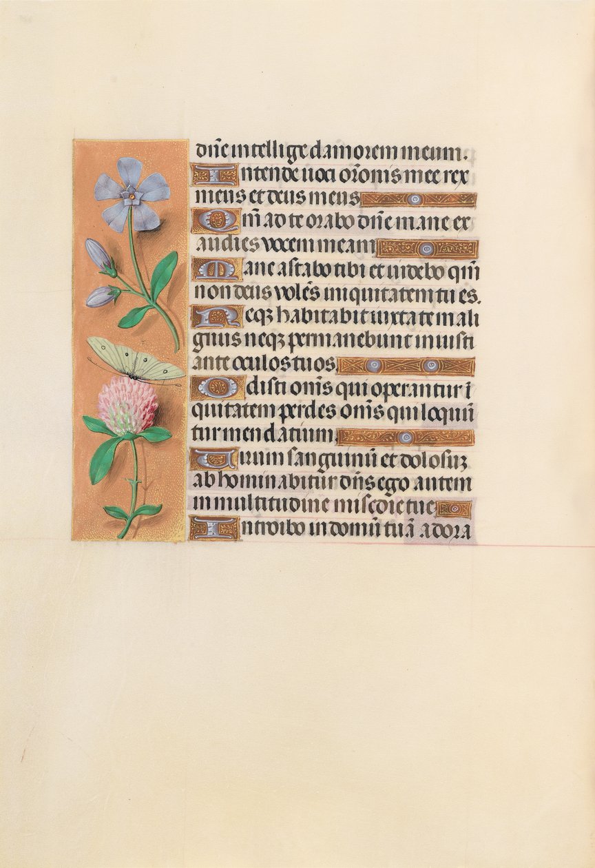 Izabella katolikus királyné, spanyol királynő órái: Fol. 227V, c. 1500. alkotó: Master of the First Prayerbook of Maximillian