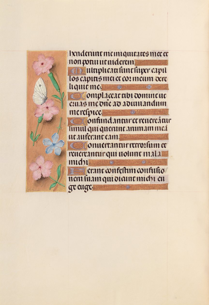 Izabella katolikus királyné, spanyol királynő órái: Fol. 240V, c. 1500. alkotó: Master of the First Prayerbook of Maximillian