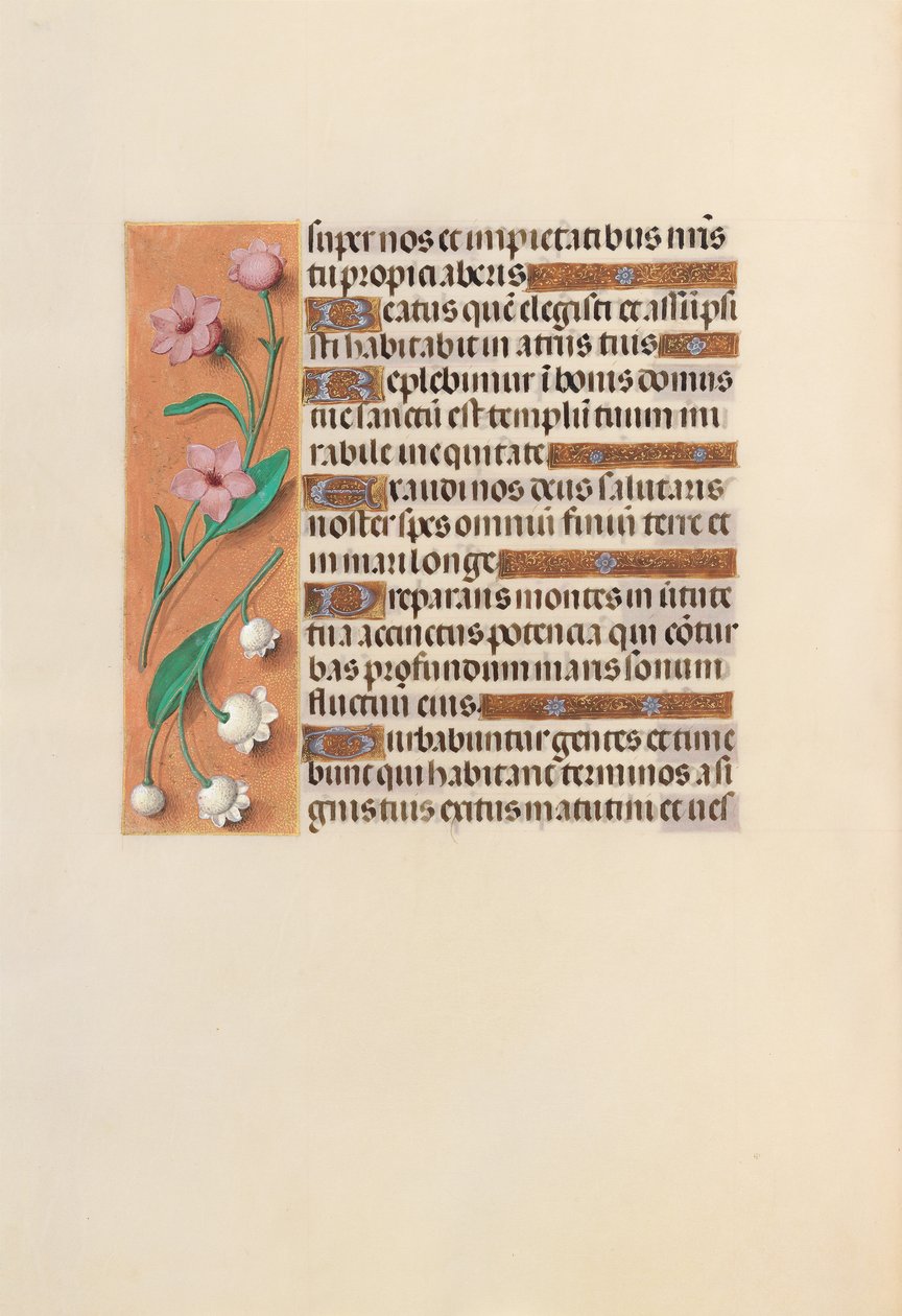 Izabella katolikus királyné, spanyol királynő órái: Fol. 248V, c. 1500. alkotó: Master of the First Prayerbook of Maximillian