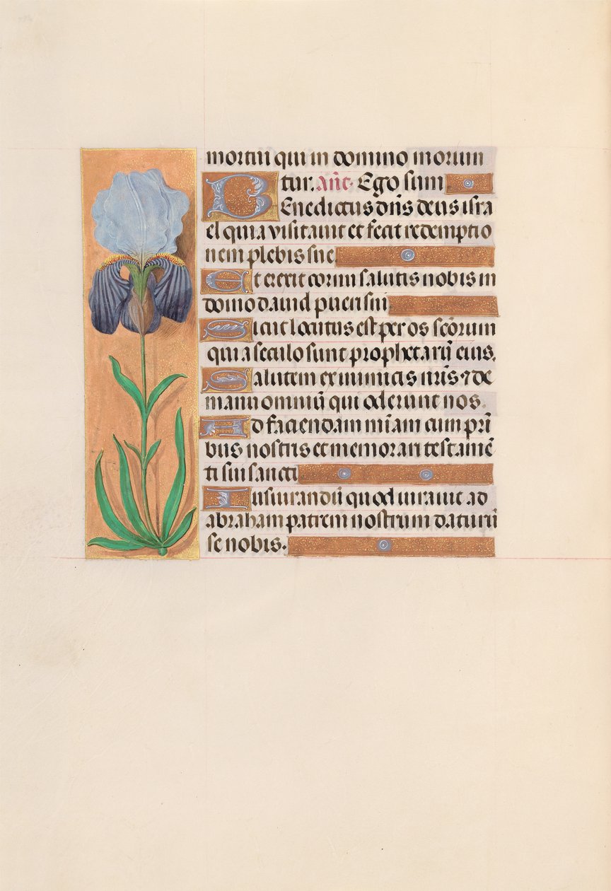 Izabella katolikus királyné, spanyol királynő órái: Fol. 254v, c. 1500. alkotó: Master of the First Prayerbook of Maximillian