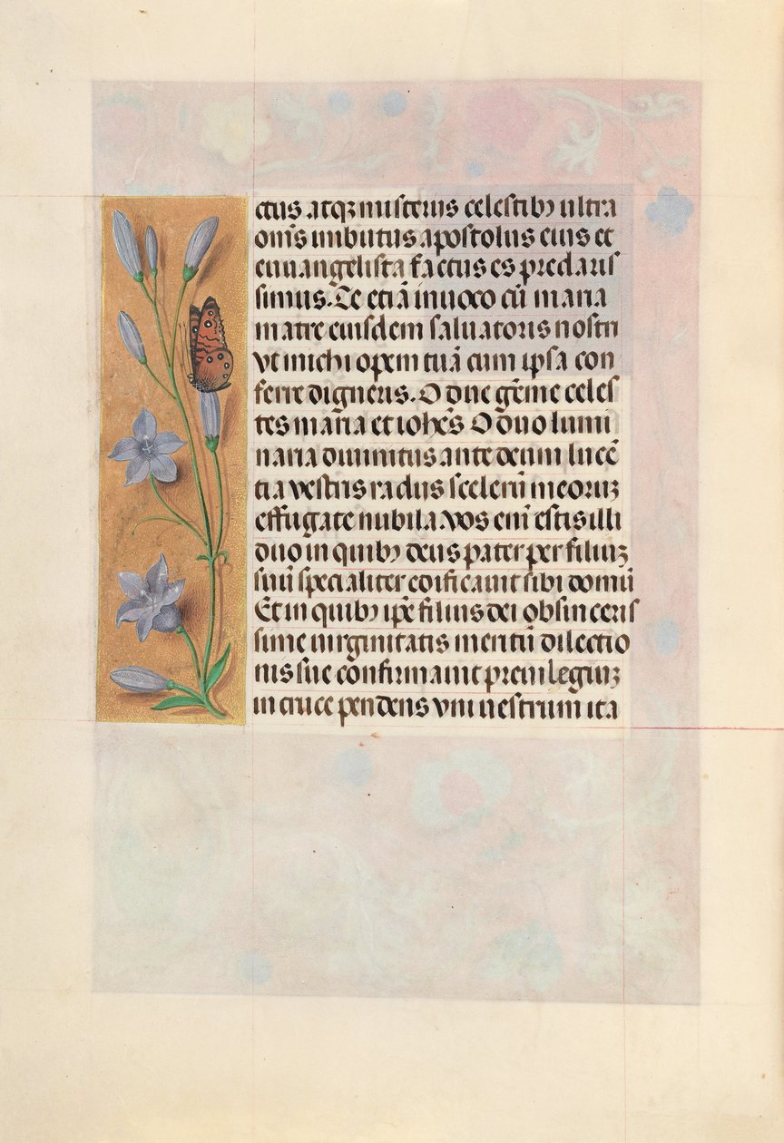 Izabella katolikus királyné, spanyol királynő órái: Fol. 262v, c. 1500. alkotó: Master of the First Prayerbook of Maximillian