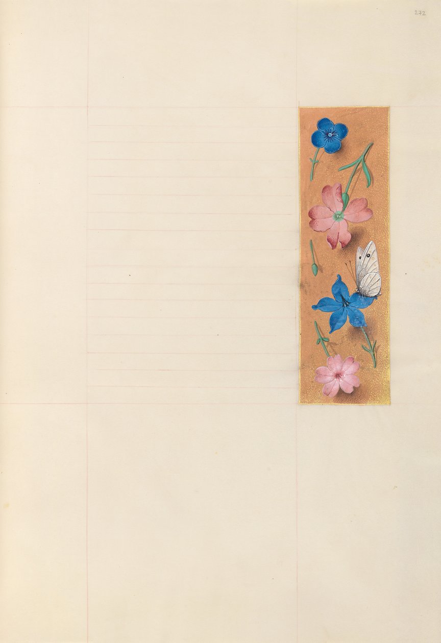 Izabella katolikus királyné, spanyol királynő órái: Fol. 272r, c. 1500. alkotó: Master of the First Prayerbook of Maximillian