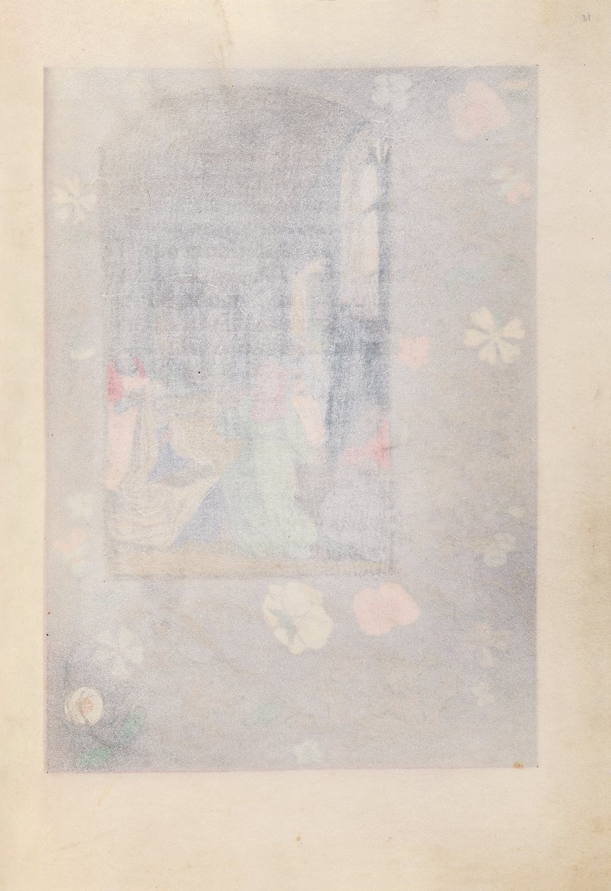 Izabella katolikus királyné, spanyol királynő órái: Fol. 31r, c. 1500. alkotó: Master of the First Prayerbook of Maximillian