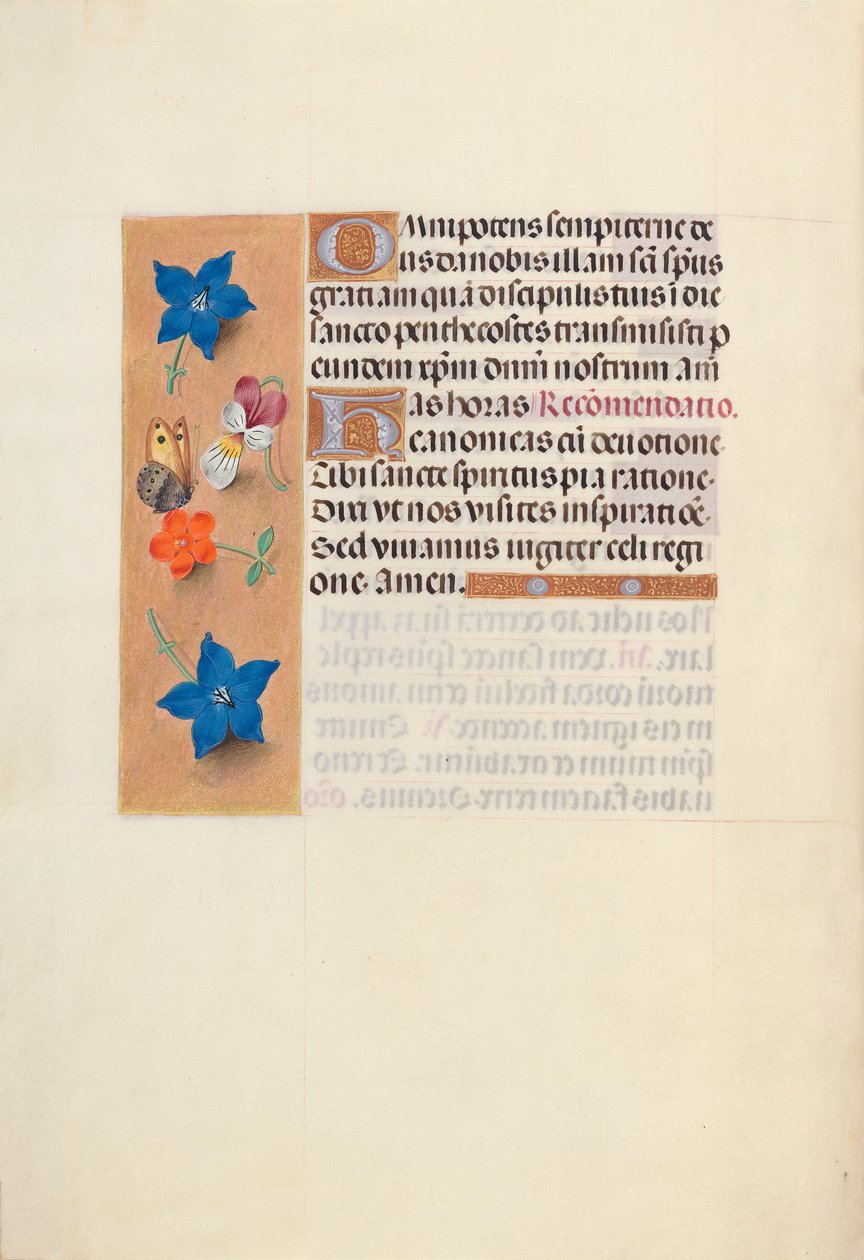 Izabella katolikus királyné, spanyol királynő órái: Fol. 36v, c. 1500. alkotó: Master of the First Prayerbook of Maximillian