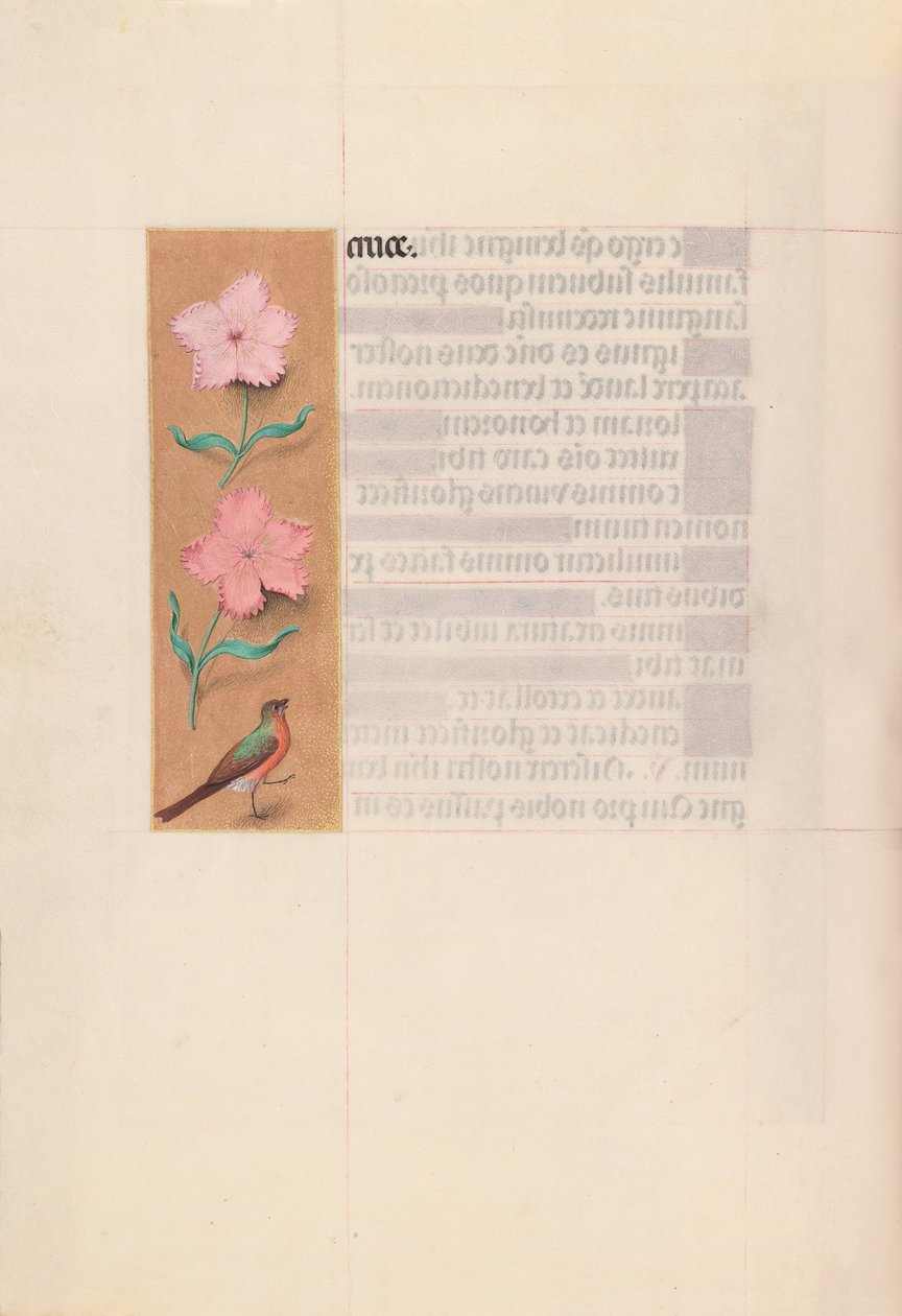 Izabella katolikus királynő, Spanyolország királynőjének órái:  Fol. 56v alkotó: Master of the First Prayerbook of Maximillian