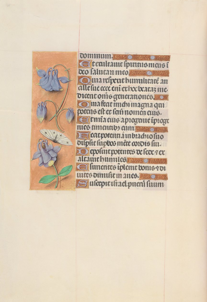 Izabella katolikus királyné, spanyol királynő órái: Fol. 75V, c. 1500. alkotó: Master of the First Prayerbook of Maximillian