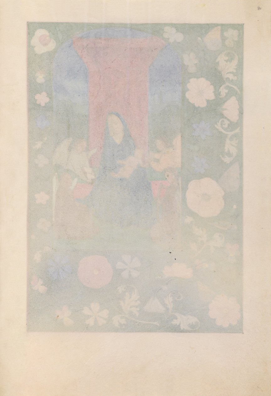 Izabella katolikus királynő, Spanyolország királynőjének órái:  Fol. 80r alkotó: Master of the First Prayerbook of Maximillian